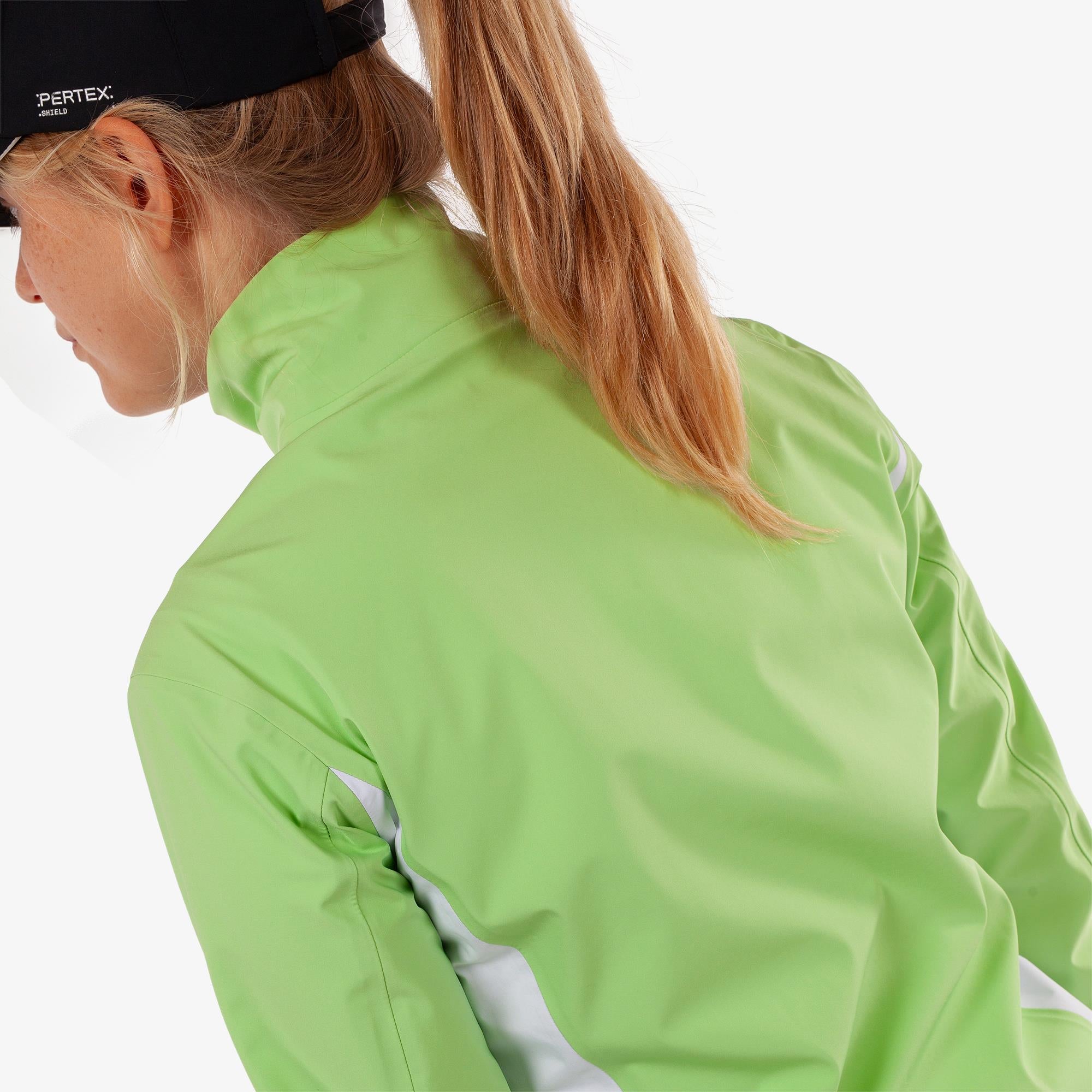 Galvin Green Amy Dryvr Pertex Ladies Waterproof Golf Jacket Paradise Green/White